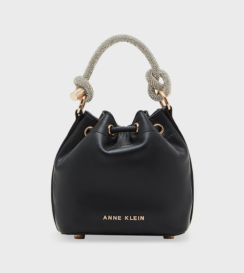 Anne Klein Embellished Handle Bucket Bag