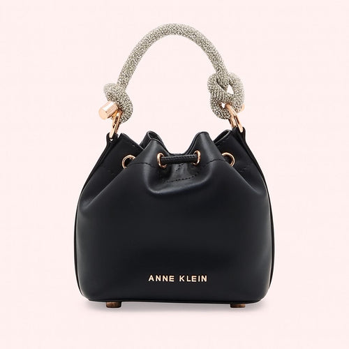 Anne Klein Embellished Handle Bucket Bag