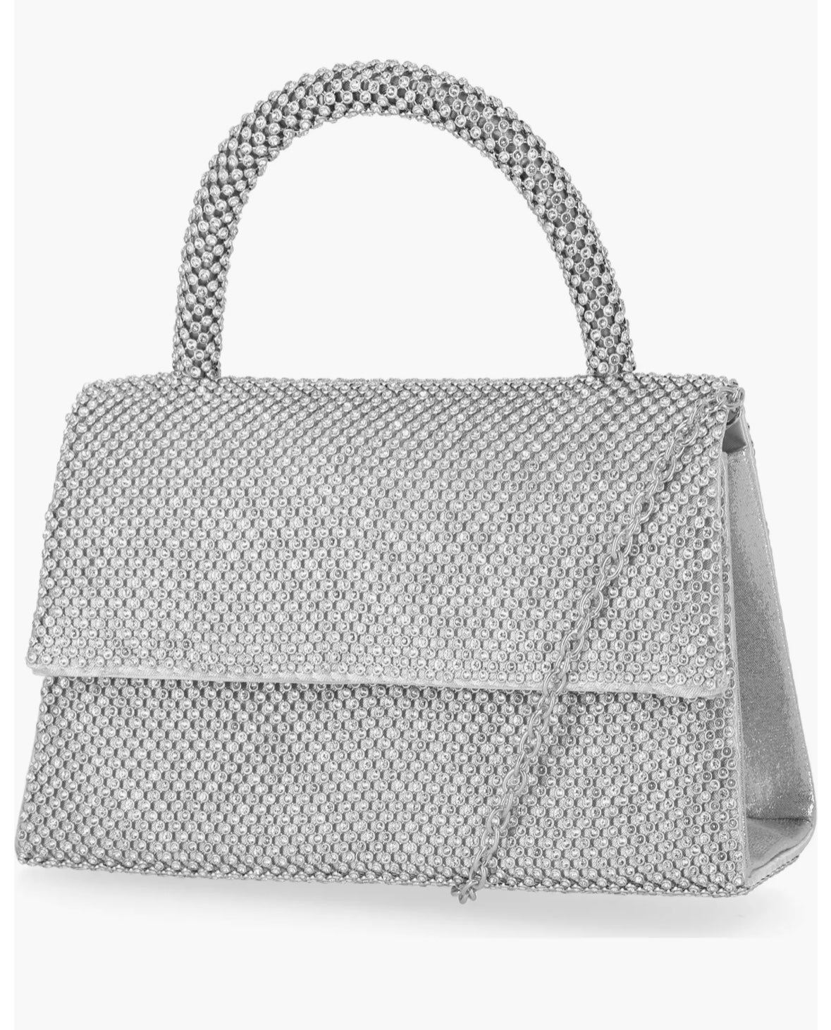Jessica McClintock Remi Crystal Top Handle Bag