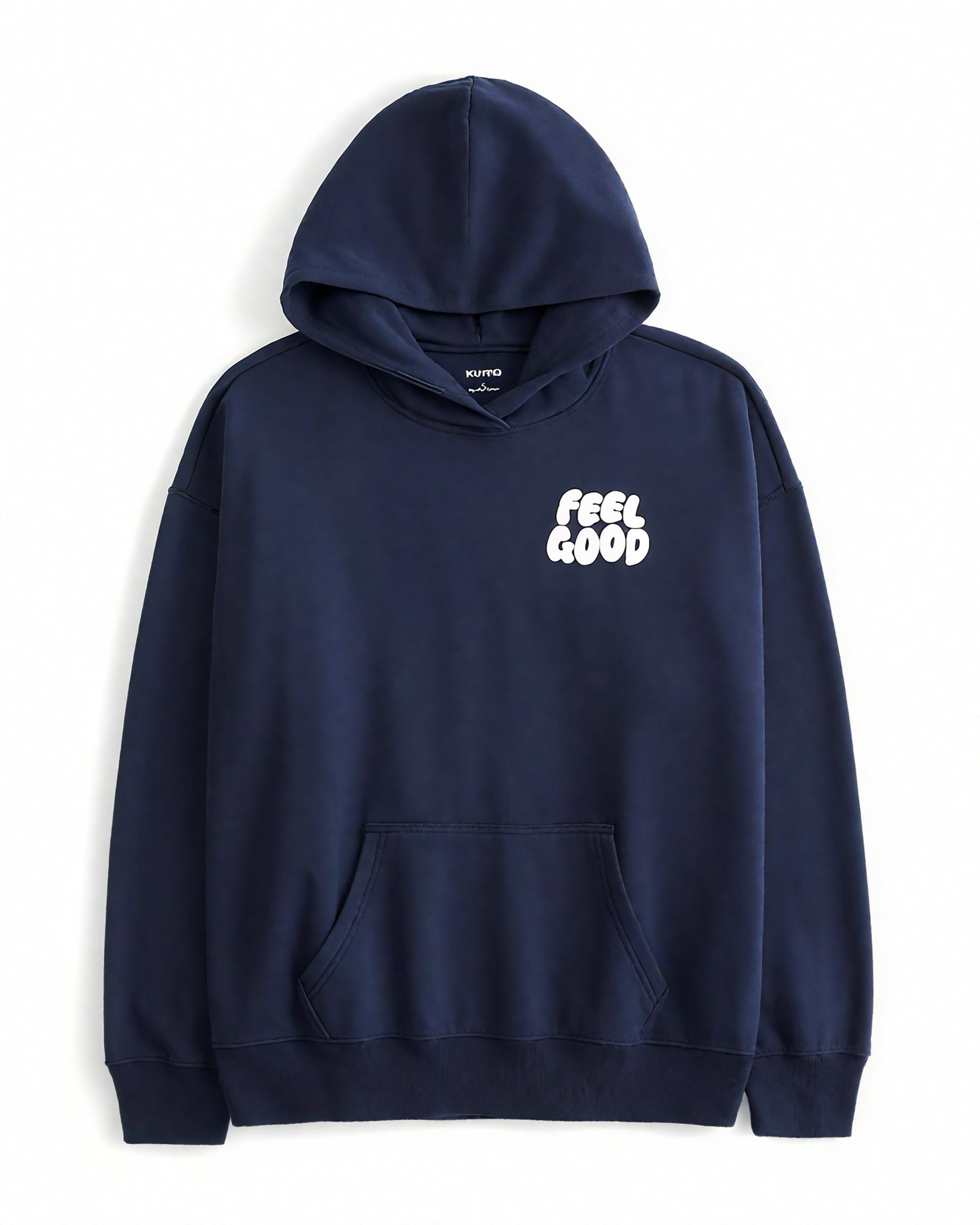 Hollister Feel Good Oversized Logo Graphic Hoodie