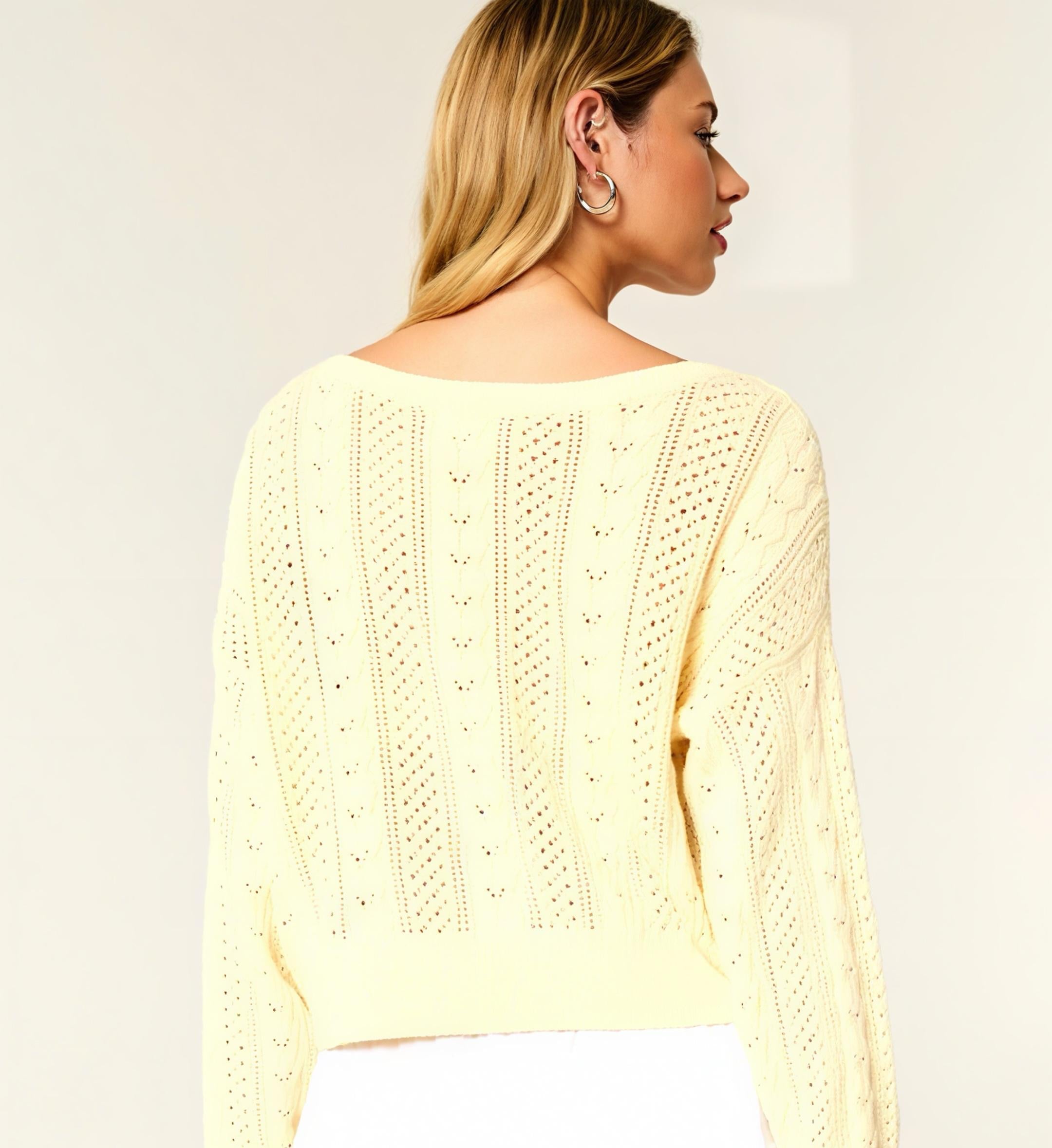 Hollister Cable-Knit Sweater