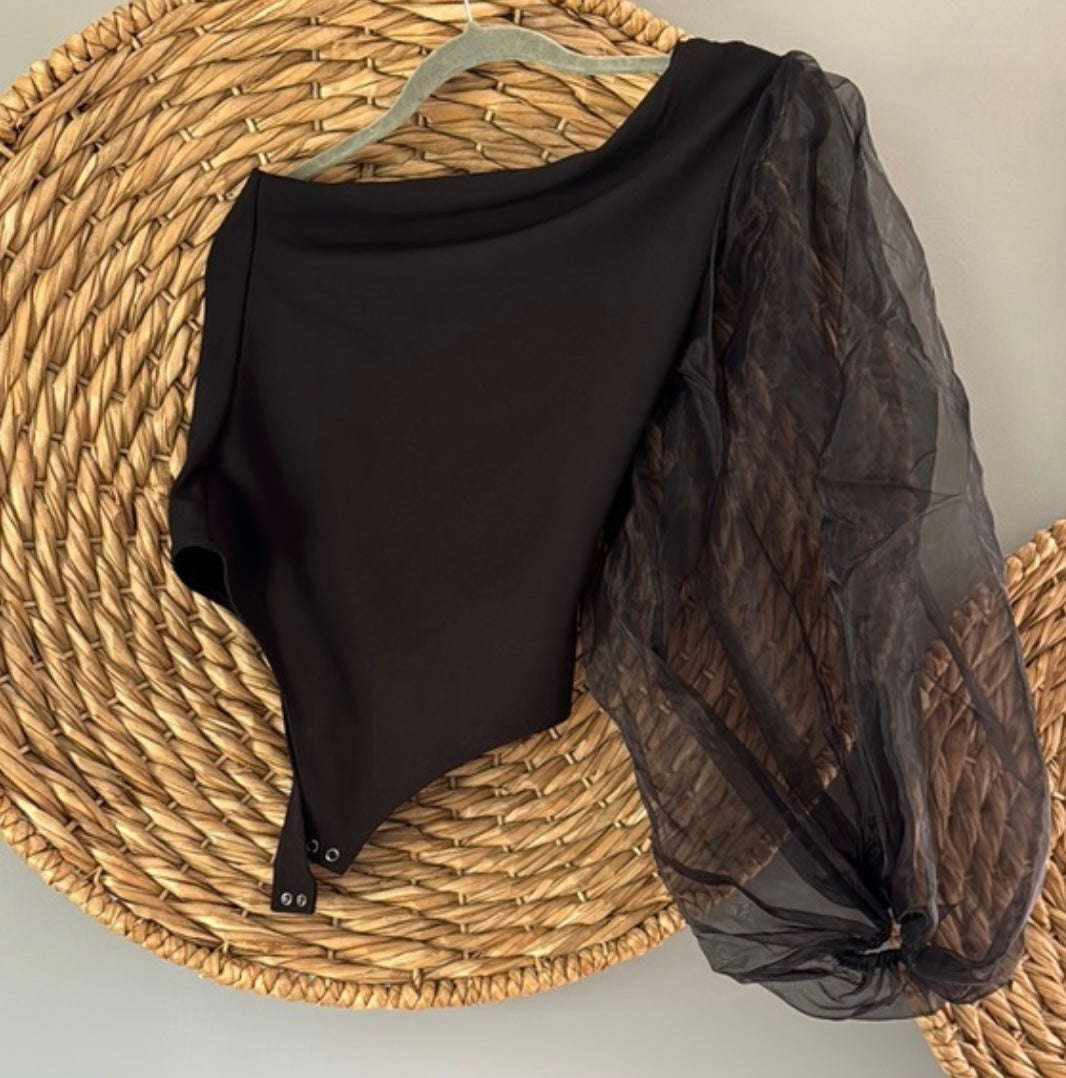 Express asymmetrical bodysuit