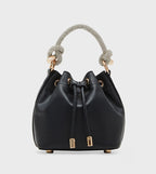 Anne Klein Embellished Handle Bucket Bag