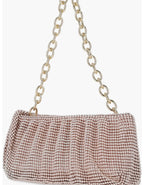 Jessica McClintock Ball Mesh Chain Convertible Clutch