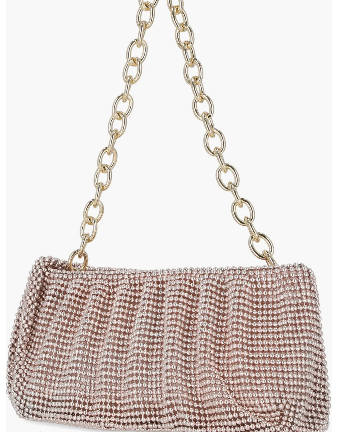 Jessica McClintock Ball Mesh Chain Convertible Clutch