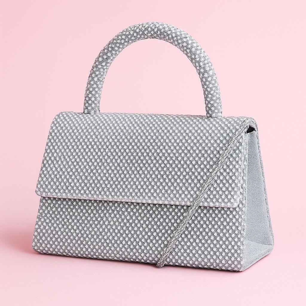 Jessica McClintock Remi Crystal Top Handle Bag