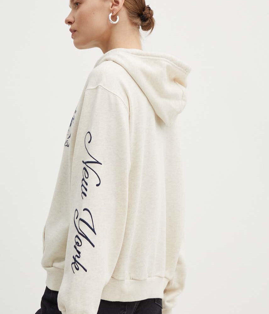 Hollister Easy New York Social Club Graphic Zip-Up Hoodie