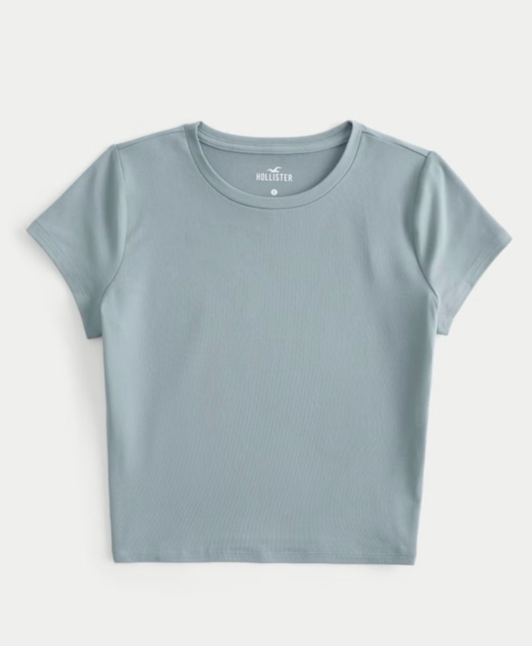Hollister Soft Stretch Seamless Fabric Crew Baby Tee